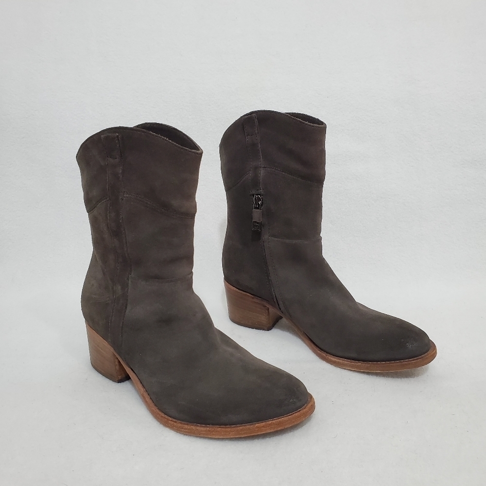 Alberto Fermani Brown Suede Western Style Boots